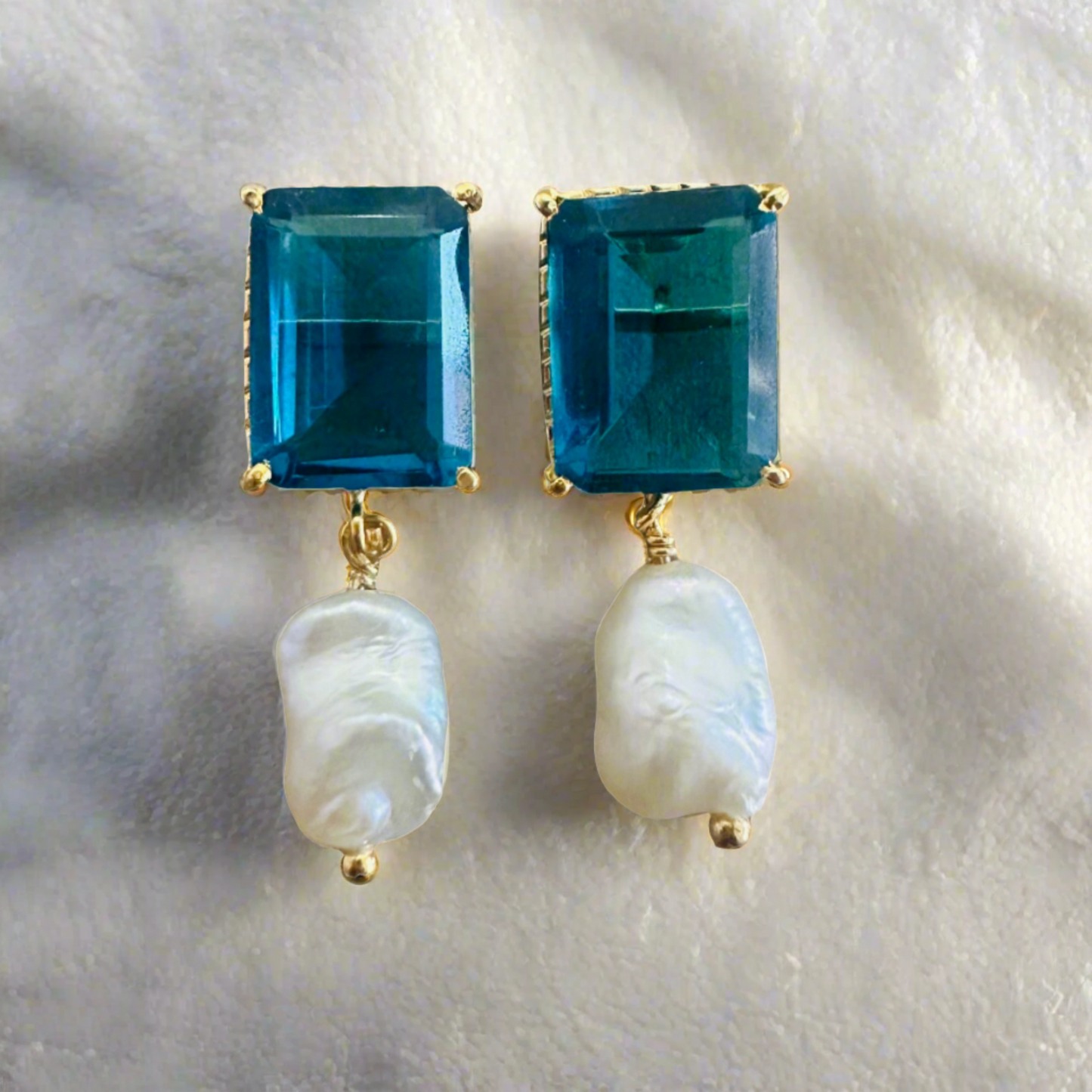 FRANCHESCA EARRINGS-BLUE