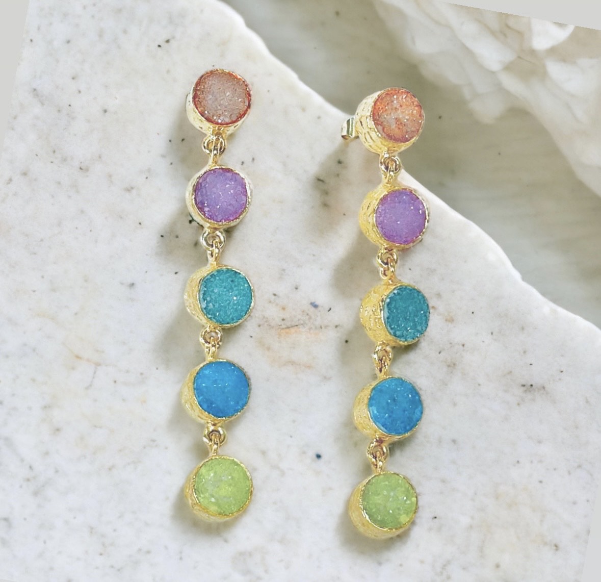 DRUZY EARRINGS