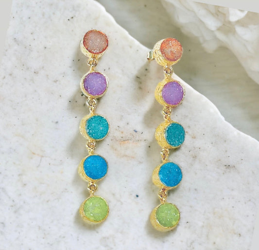 DRUZY EARRINGS