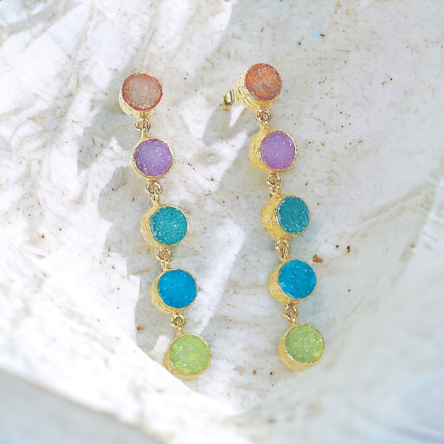 DRUZY EARRINGS